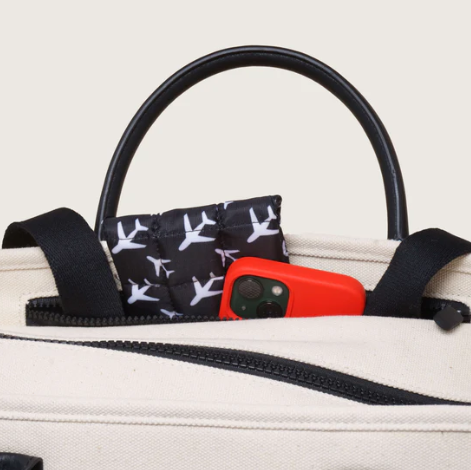 The Canvas Go-Tote - Navy Stripe