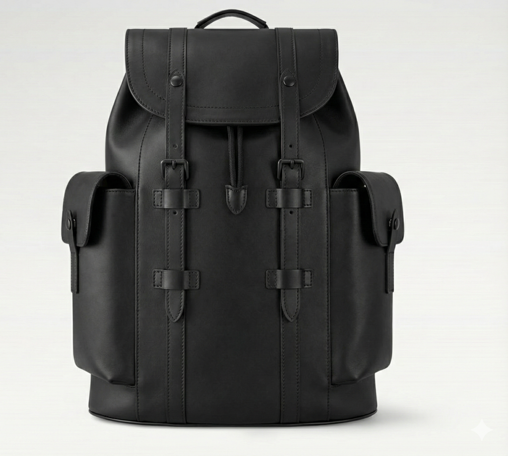 The Midnight Noir Leather Rucksack