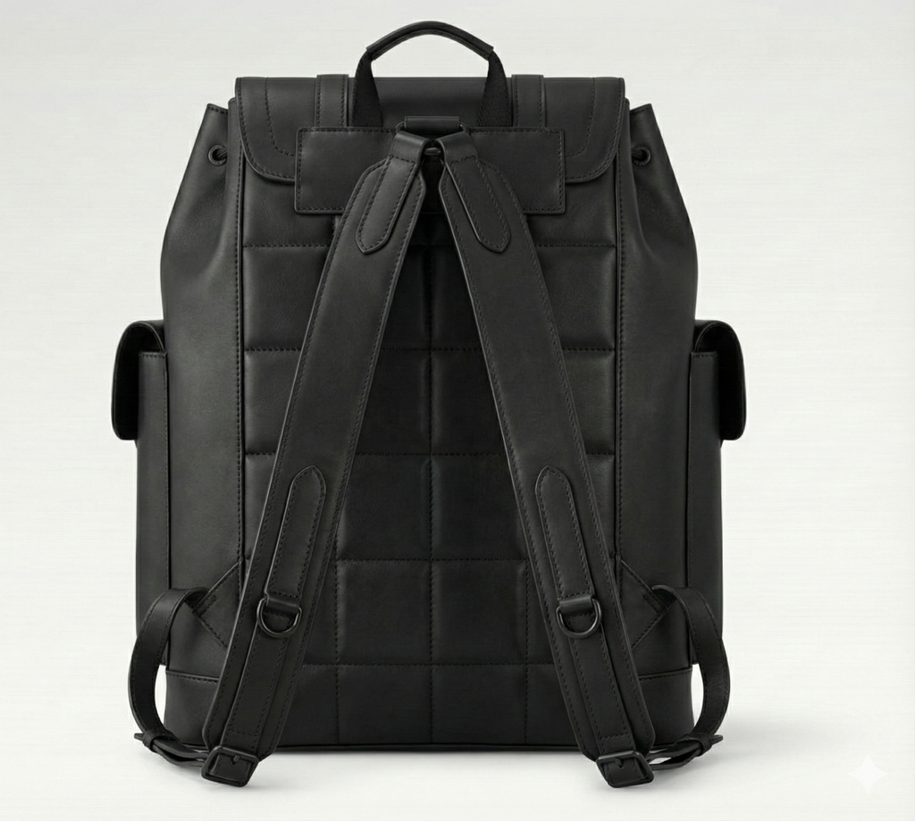 The Midnight Noir Leather Rucksack