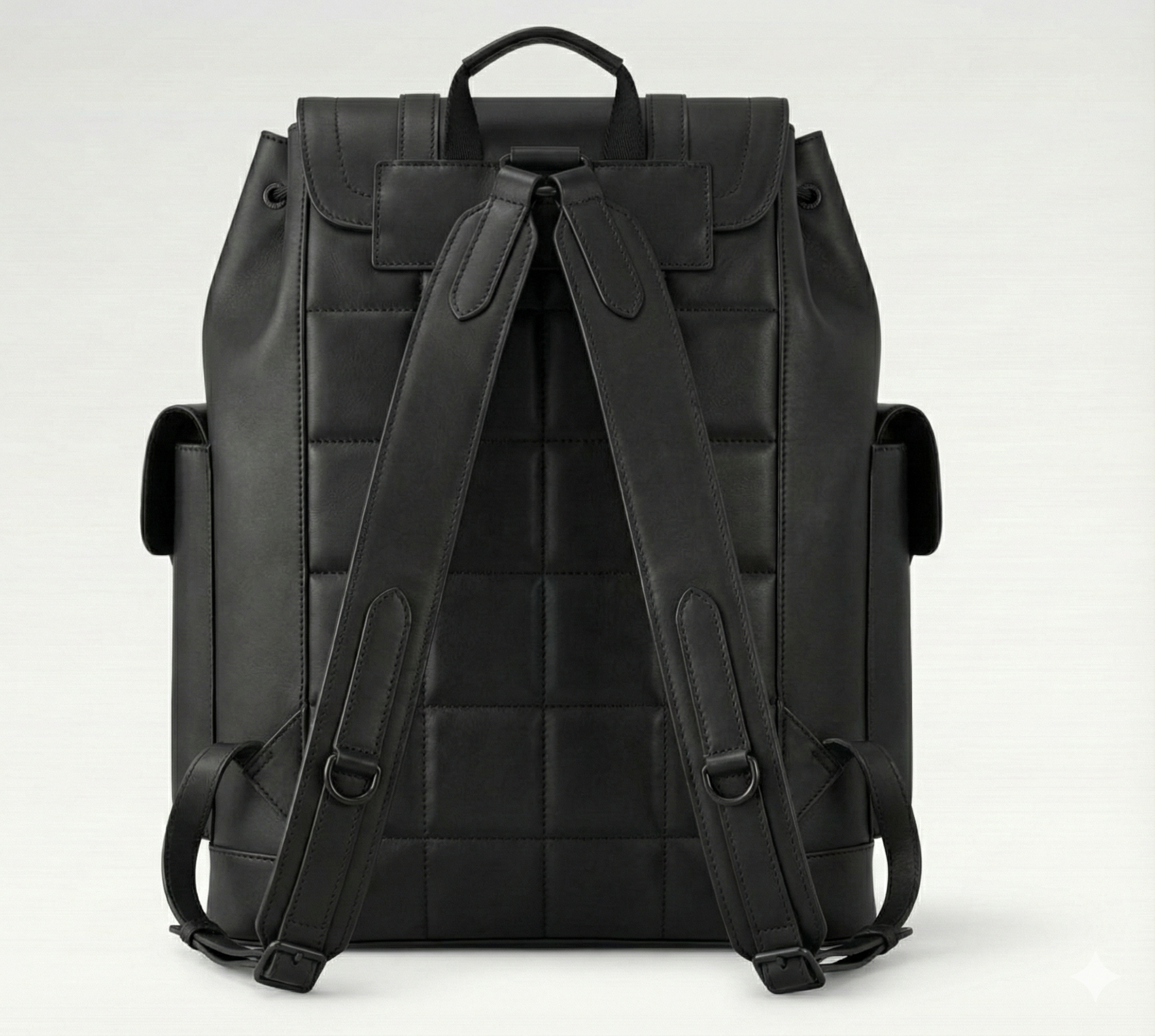 The Midnight Noir Leather Rucksack