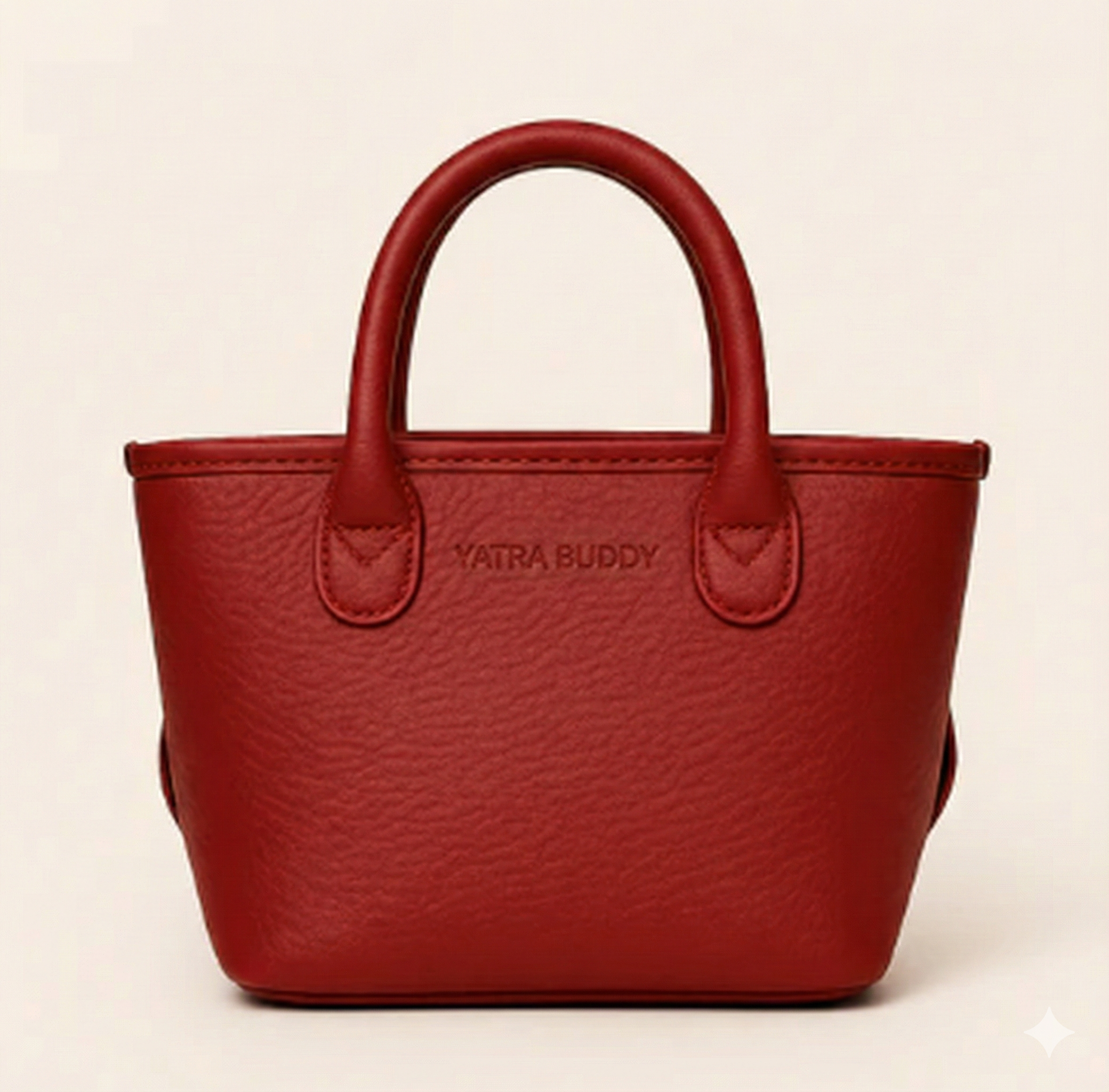 The Small Vegan Leather Go-Tote